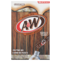 A&W Pwdr Mix Root Beer 6pc - 0.088 Ounce - 6 Count