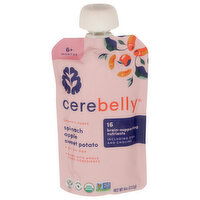 CEREBELLY Spinach Apple Sweet Potato Organic Baby Puree - 4 Ounce