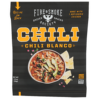 FIRE & SMOKE SOCIETY Guajillo Chiles, Roasted Garlic, Smoked Paprika, Cumin, Mexican Oregano a Rich, Creamy White Chili. Dry Seasoning Blend Blanco - 1.2 Ounce