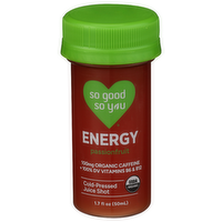 So Good So You Energy Passionfruit Probiotic Juice Shot - 1.7 Fluid Ounce