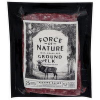 Force Of Nature 100% Grass Fed Pasture Raised Ground Elk - 14 Ounce