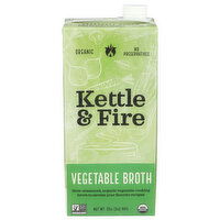 KETTLE AND FIRE Cooking Broth Vegetable - 32 Ounce