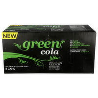 GREEN COLA Original Can - 12 Fluid Ounce - 8 Count