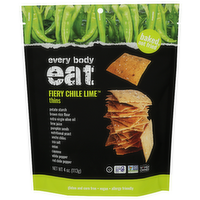 Every Body Eat Fiery Chile Lime Crackers Snack Thins - 4 Ounce
