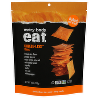 Every Body Eat Cheese-Less Crackers Snack Thins - 4 Ounce