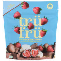Tru Fru Frozen Strawberry + White And Milk Chocolate Pouch - 8 Ounce