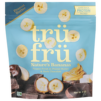 Tru Fru Banana In Peanut Butter Nature's Bananas Frozen Fresh & Dark Chocolate - 8 Ounce