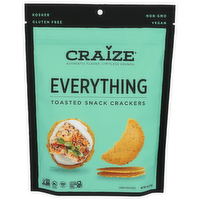 Craize Everything Toasted Snack Crackers - 4 Ounce