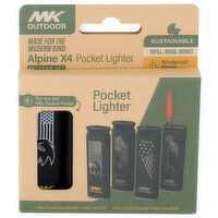 Mk Outdoor Pocket Lighter - 4 Count