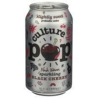 Culture Sparkling Black Cherry Probiotic Soda - 12 Fluid Ounce