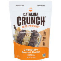Catalina Crunch Chocolate Peanut Butter Gluten Free, Vegan, Sugar Low Fat Keto Cereal - 9 Ounce
