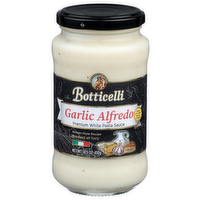 Botticelli Garlic Alfredo Roman-Style Recipe Premium White Pasta Sauce - 14.5 Ounce