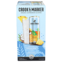 Crook & Marker Sparkling Coconut & Pineapple Cocolada - 11.5 Fluid Ounce - 8 Count
