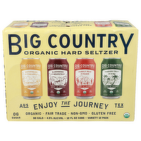 Big Country Organic Hard Seltzer - 12 Fluid Ounce - 12 Count