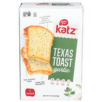 Katz Gluten Free Bread Frzn Texas Toast - 1.95 Ounce - 4 Count