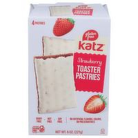 Katz Gluten Free Strawberry Toaster Pastries - 2 Ounce - 4 Count