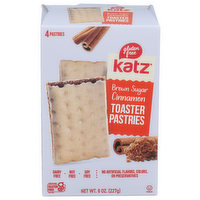 Katz Gluten Free Cinnamon Sugar Toaster Pastries - 2 Ounce - 4 Count