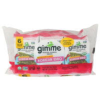 Gimme Organic Korean BBQ Roasted Seaweed 6PK - 0.17 Ounce - 6 Count