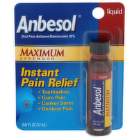 Anbesol Instant Pain Relief - 0.41 Fluid Ounce