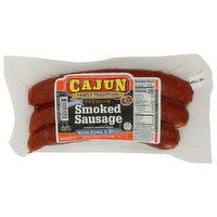 CAJUN FAMILY TRADITIONS Pork & Beef Smoked Sausage - 16 Ounce