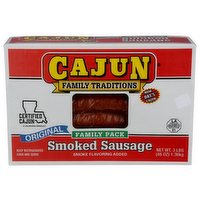 CAJUN FAMILY TRADITIONS Pack Original Smoked Sausage - 3 Pound