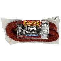 CAJUN FAMILY TRADITIONS Pork & Venison Smoked Sausage - 20 Ounce