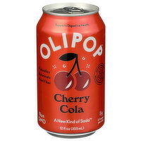 Olipop Cherry Cola Carbonated Shelf Stable - 12 Fluid Ounce