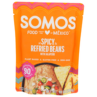 Somos Spicy Refried Beans - 10 Ounce