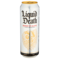 LIQUID DEATH Berry Flavored Sparkling Water It Alive - 19.2 Fluid Ounce