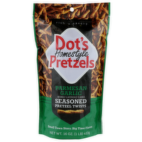 Dot's Pretzels Homestyle Parmesan Garlic Seasoned Pretzel Twists - 16 Ounce