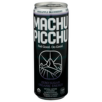 Machu Picchu Pineapple Blueberry Energy Drink - 12 Fluid Ounce