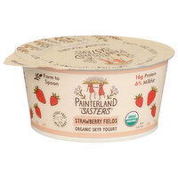 Painterland Sisters Strawberry Creamy Organic Icelandic Style Skyr Yogurt - 5.3 Ounce