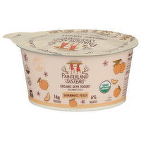 Painterland Sisters Organic Savannah's Peach Skyr Yogurt - 5.3 Ounce