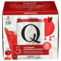 Q Mixers Cranberry Pomegranate Spritz 4 Pk Cans - 7.5 Fluid Ounce - 4 Count
