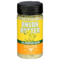 FIRE & SMOKE Society Onions And Green Herbs A Triple Threat Of Minced Toasted Scallions , Mingle With Natural Butter Flavor, Herbs, Touch White PEPPER. Dry Seasoning Blend Onion Medium - 6 Ounce