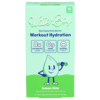 WATERBOY Workout Hydration Lemon Lime - 6.2 Gram - 10 Count