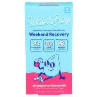 WATERBOY Weekend Recovery Strawberry Lemonade - 6.5 Gram - 8 Count