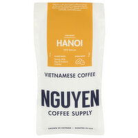 Nguyen Coffee Supply Hanoi Whole Bean Hanoi, 100% Robusta , Vietnamese Coffee, Dark Roast - 12 Ounce