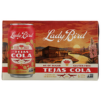 Lady Bird Soda CO. Tejas Cola 6PK - 6 Count