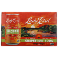Lady Bird Soda CO. Grapefruit 6PK - 6 Count