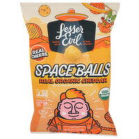 Lesserevil Real Cheese Puff Space Balls - 5 Ounce