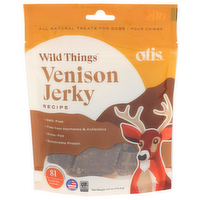 O.T.I.S. Savory Venison Jerky Chunck Soft Dog Treat - 4 Ounce