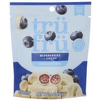 Tru Fru Blueberries Freeze Dried Blueberries & Creme Resealable Pouch - 3.4 Ounce