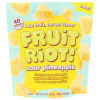 Fruit RIOT! Pineapple Frozen Candy Sour - 8 Ounce