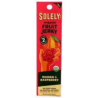 SOLELY: Raspberry, Mango Solely Organic Mango & Raspberry Multipack Fruit Jerky - 0.8 Ounce