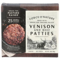 FORCE OF NATURE Patties Venison Beef Burgr - 5 Ounce - 2 Count