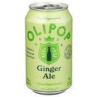 Olipop Ginger Ale Carbonated Shelf Stable - 12 Fluid Ounce