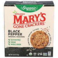 MARY's Gone Crackers Black Pepper Original - 4 Ounce