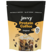 Javvy Coffee Original Powder Instant Iced With Premium Whey Protein & No Added Sugar - 8.8 Ounce