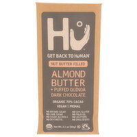 Hu Almond Butter + Puffed Quinoa Dark Chocolate Bar - 2.1 Ounce - 1 Count